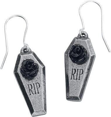 RIP Coffin Earrings