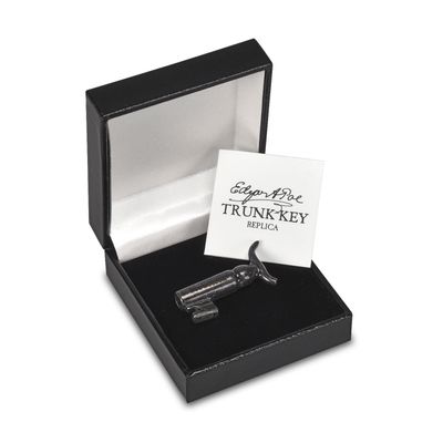 Poe Museum Trunk Key Lapel Pin