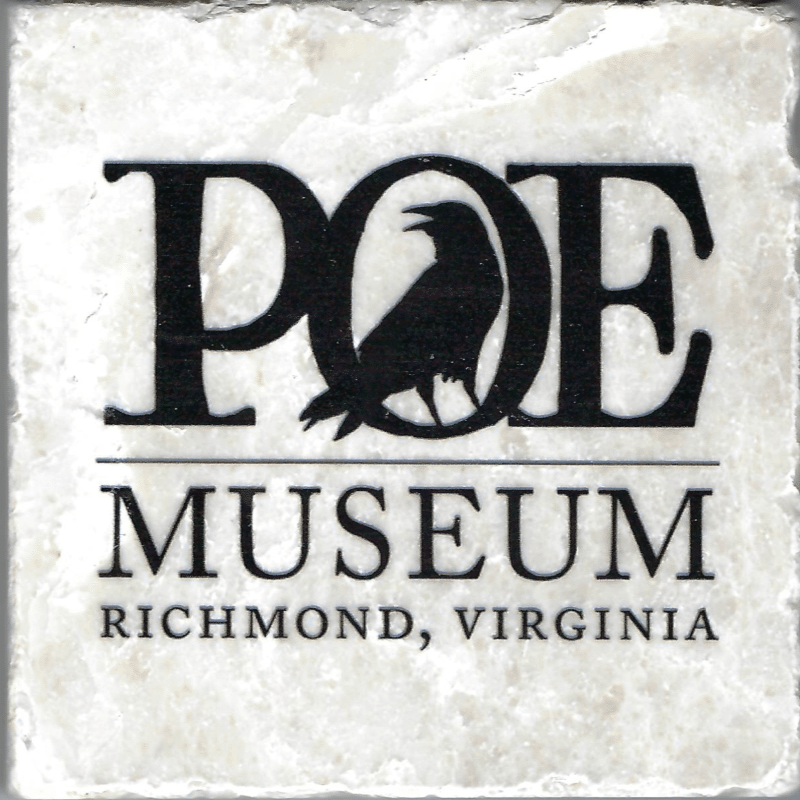 Poe Museum Marble Coaster