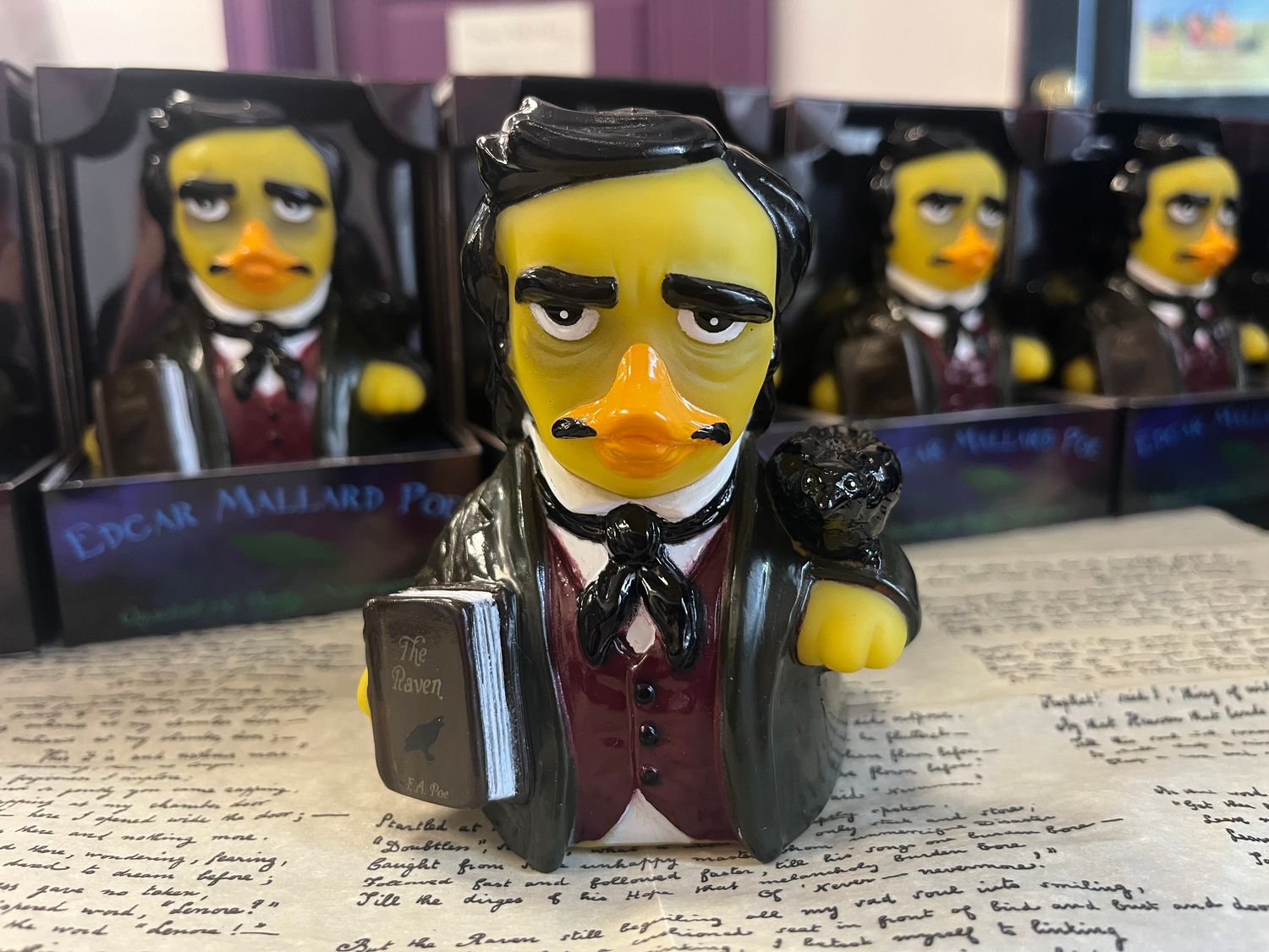 Edgar Mallard Poe Rubber Duck