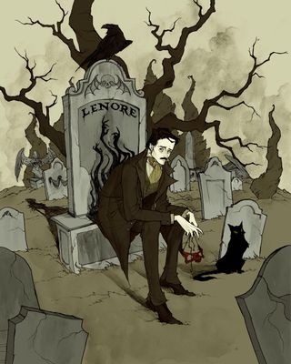 Edgar A. Poe Print Abigail Larson