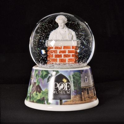 Poe Museum Snow Globe