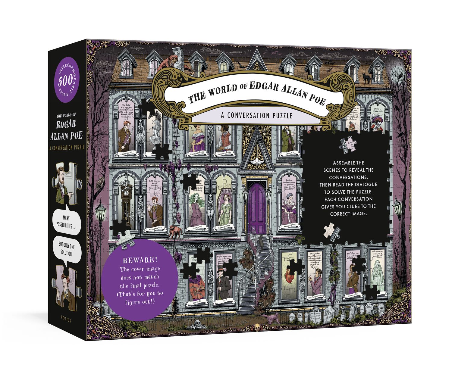 The World of Edgar Allan Poe Conversation Jigsaw Puzzle