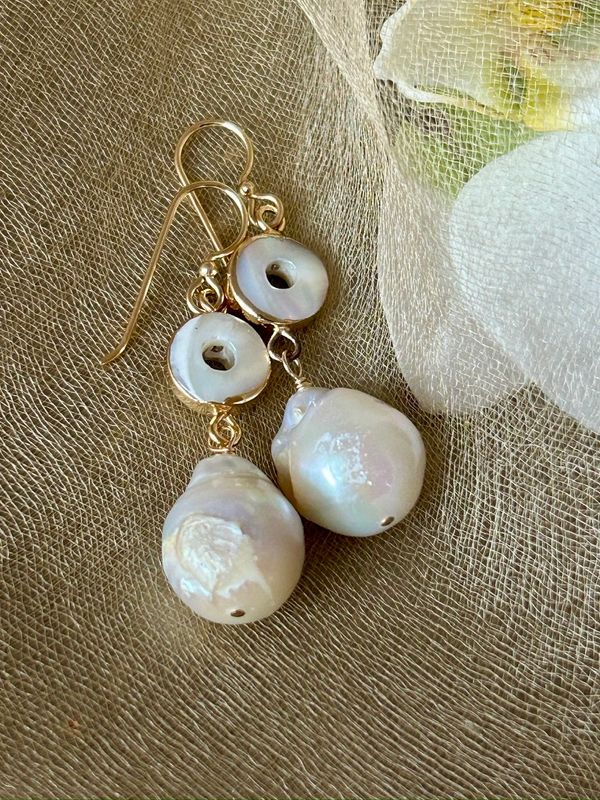 &#39;Baroque Pearl Collection- Earrings 2&#39;