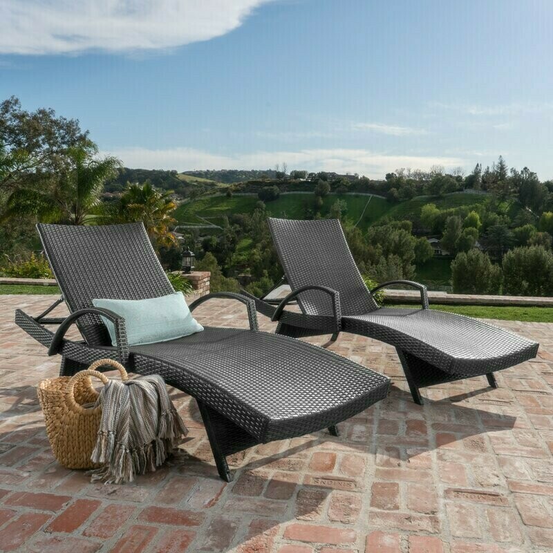 Sun Lounger Set (Set of 2)