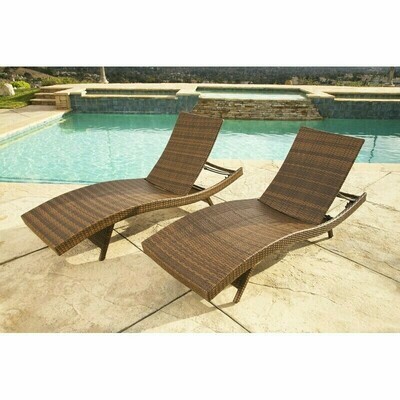 79&quot; Long Reclining Chaise Lounge Set (Set of 2)