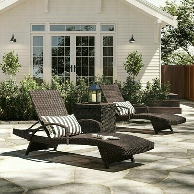 Sun Lounger Set (Set of 2)