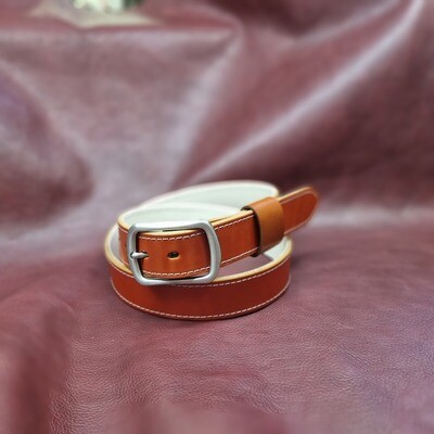 40mm Veg Tanned with Chevro Interiour Belt