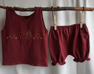 Wild fungi- Hemp Outfit