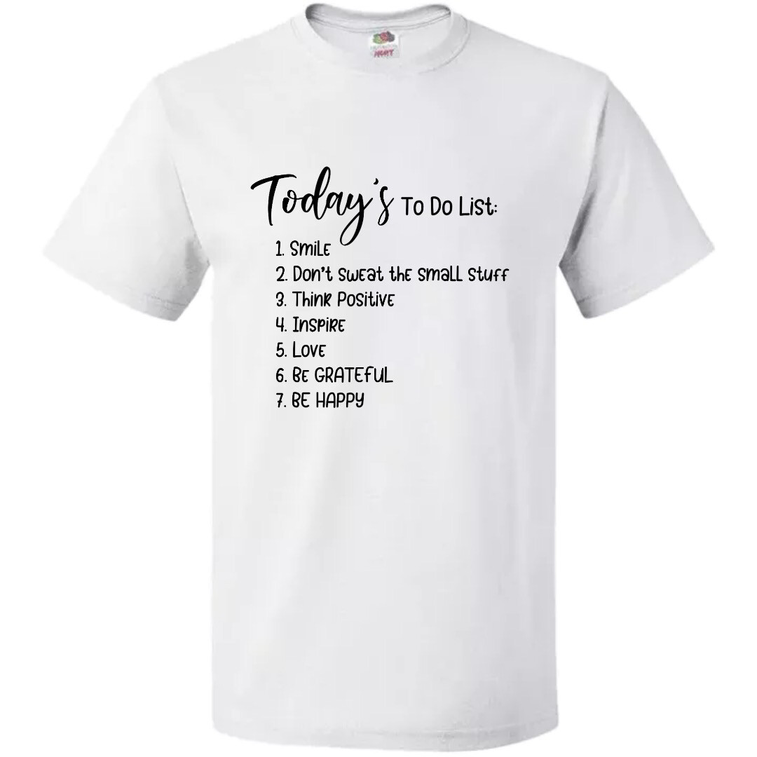 Today&#39;s List to Do