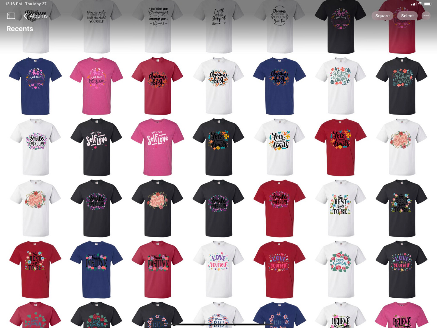 Customize your shirt