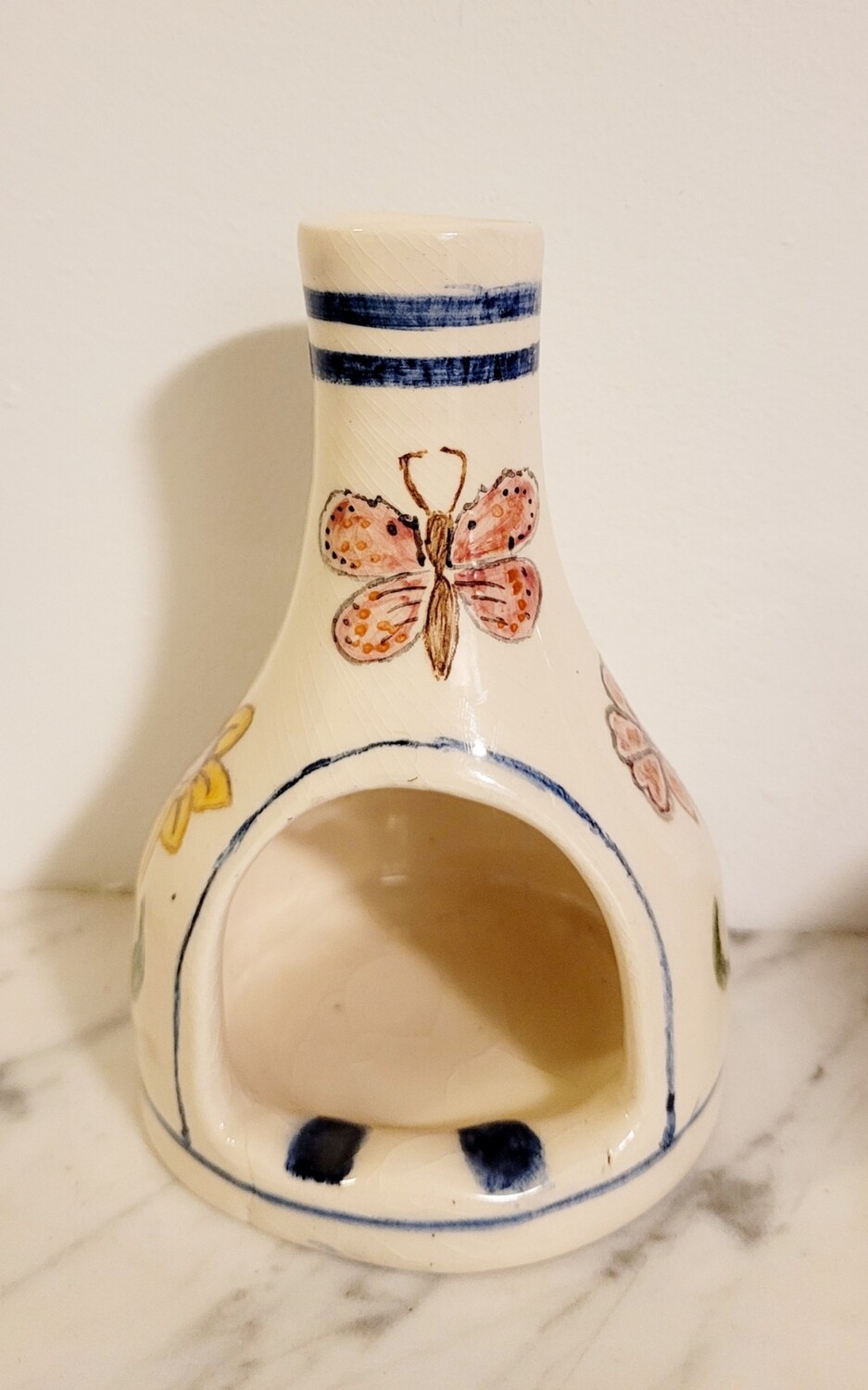 Vintage waxine licht houder