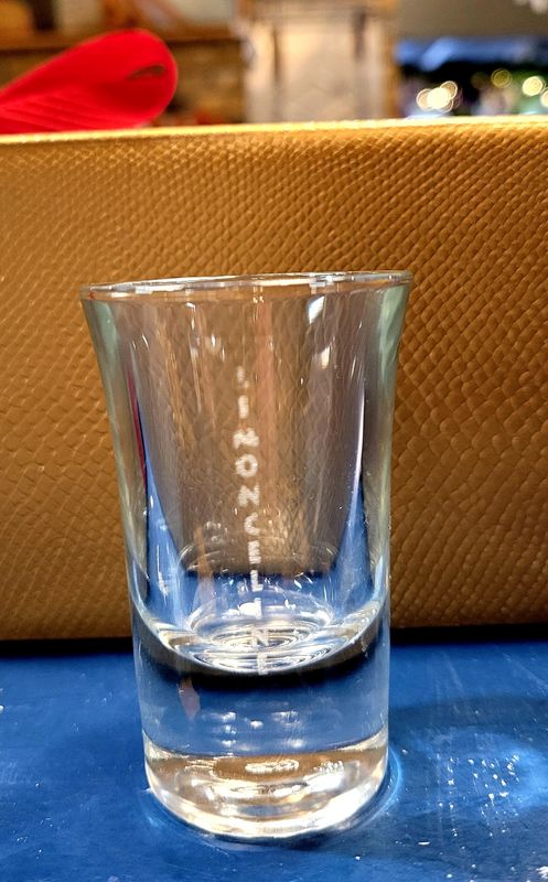 Limonceline glas gegraveerd