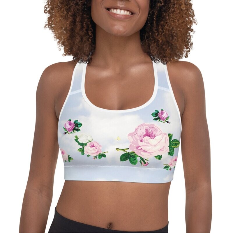 SPORTS BRA ROSES