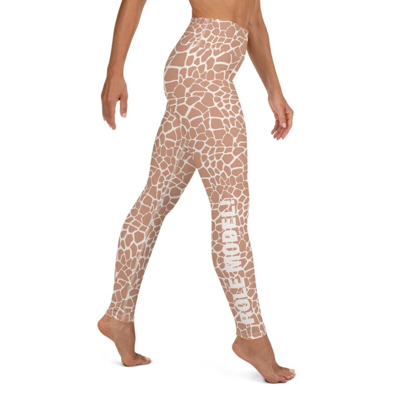 LEGGINGS GIRAFFE BEIGE
