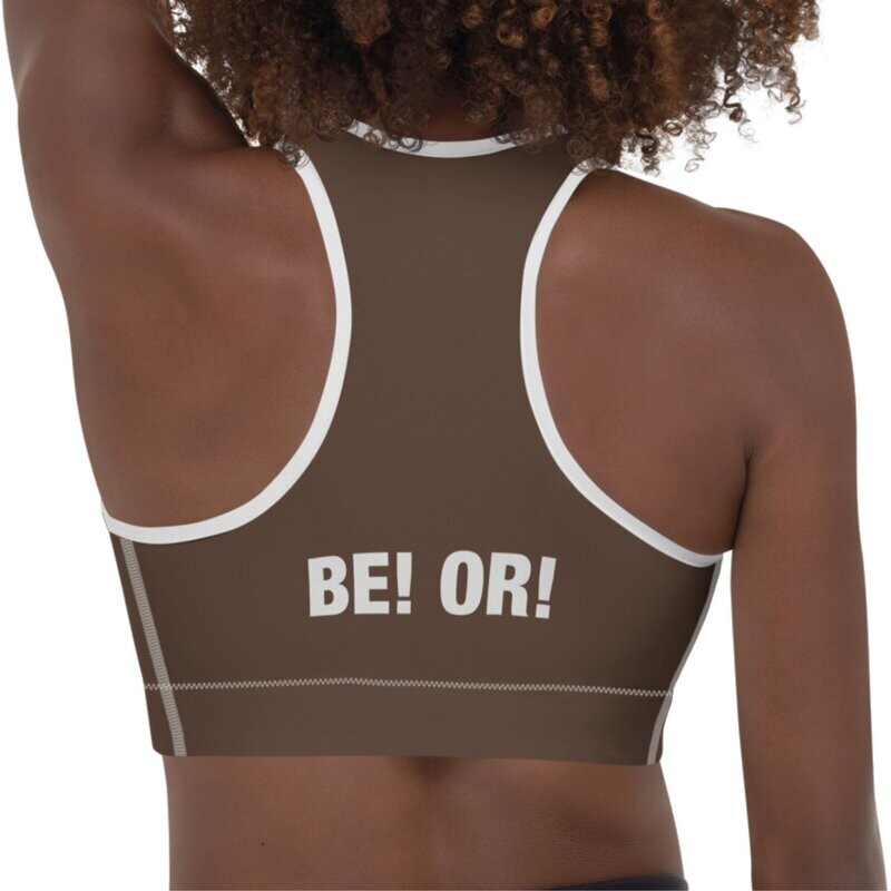 SPORTS BRA MACCHIATO SCHOKO SPORTS BRA MACCHIATO SCHOKO