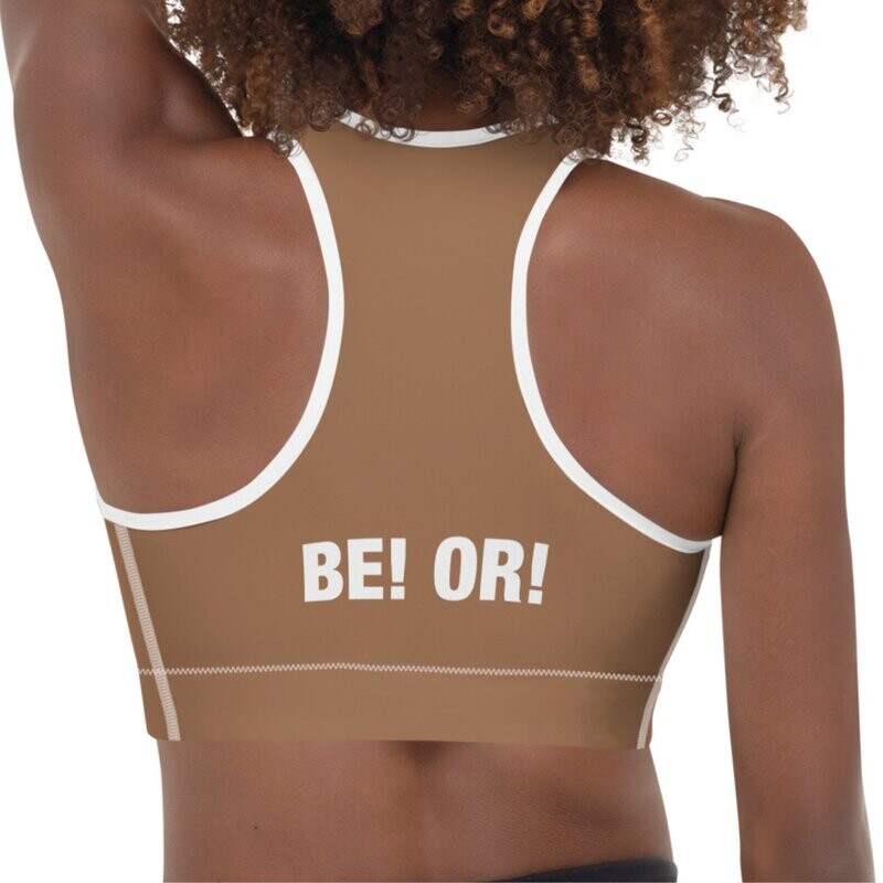 SPORTS BRA MACCHIATO MOCCA