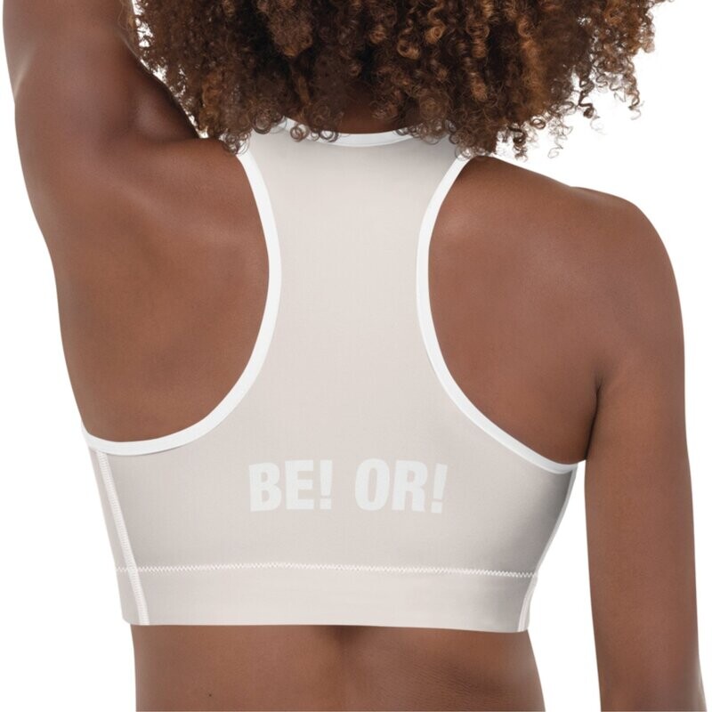 SPORTS BRA MACCHIATO CREAM