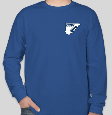 ClassicCullman County Wranglers Long Sleeve T-shirt - Royal Blue