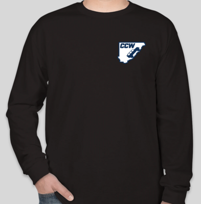 Classic Cullman County Wranglers Long Sleeve T-shirt - Black