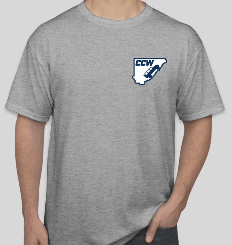 Classic Cullman County Wranglers Short Sleeve T-shirt - Sport Grey