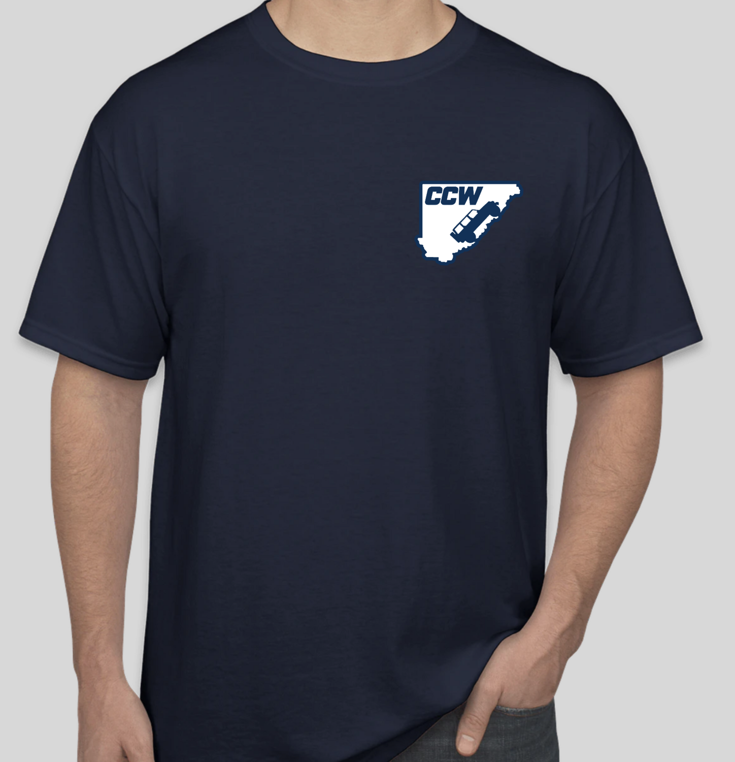 Classic Cullman County Wranglers Short Sleeve T-shirt - Navy