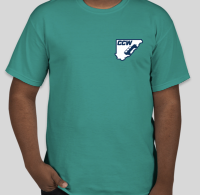 Classic Cullman County Wranglers Short Sleeve T-shirt - Jade Dome