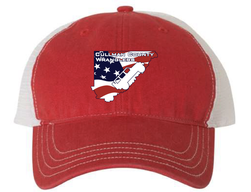 Cullman County Wranglers Snapback - Red, White, Royal
