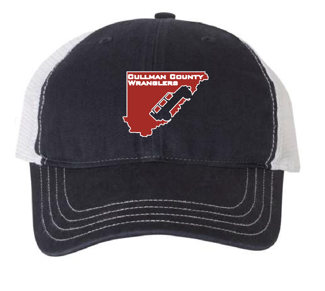 Cullman County Wranglers Snapback - Navy, White, Red