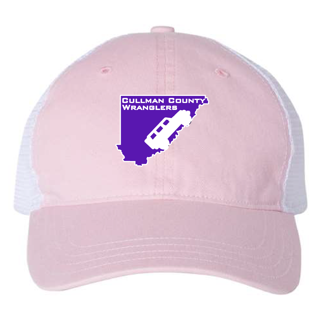 Cullman County Wranglers Snapback - Pink, Purple