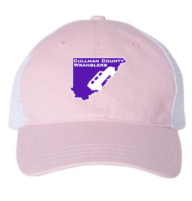 Cullman County Wranglers Snapback - Pink, Purple