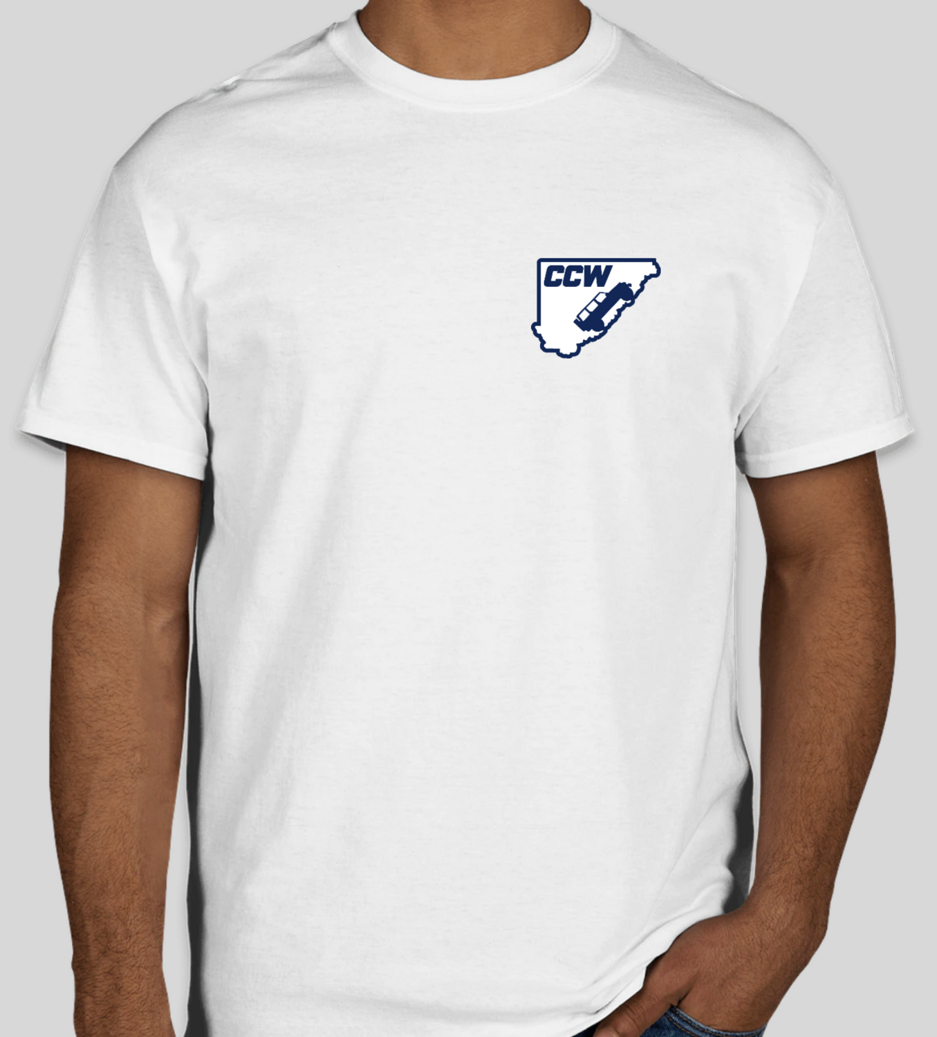 Classic Cullman County Wranglers Short Sleeve T-shirt - White