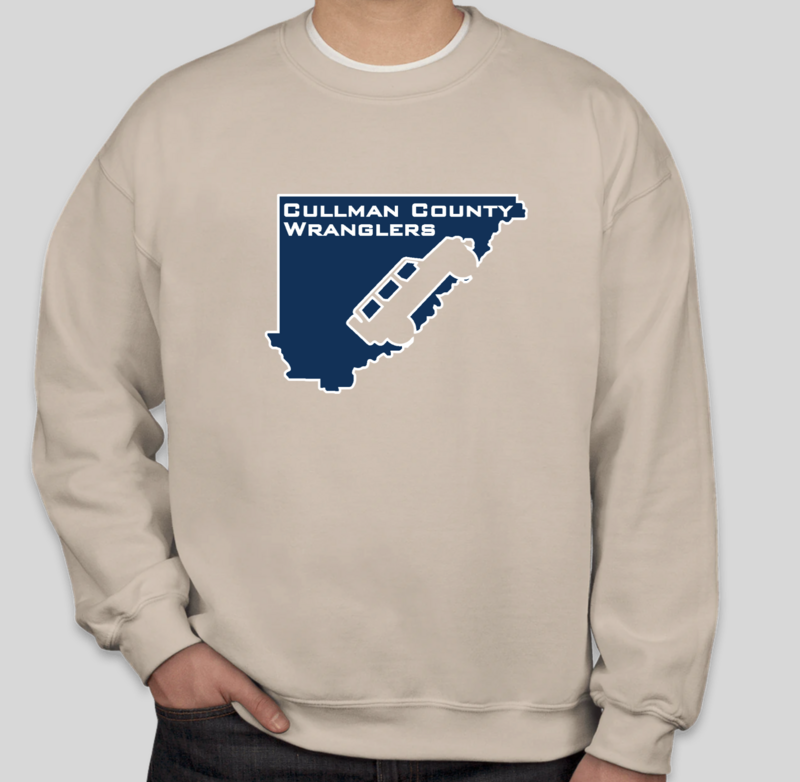 Cullman County Wranglers Crewneck Sweatshirt - Sand
