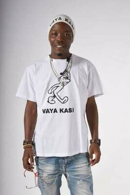 Vaya Kasi Logo and Text T-Shirt