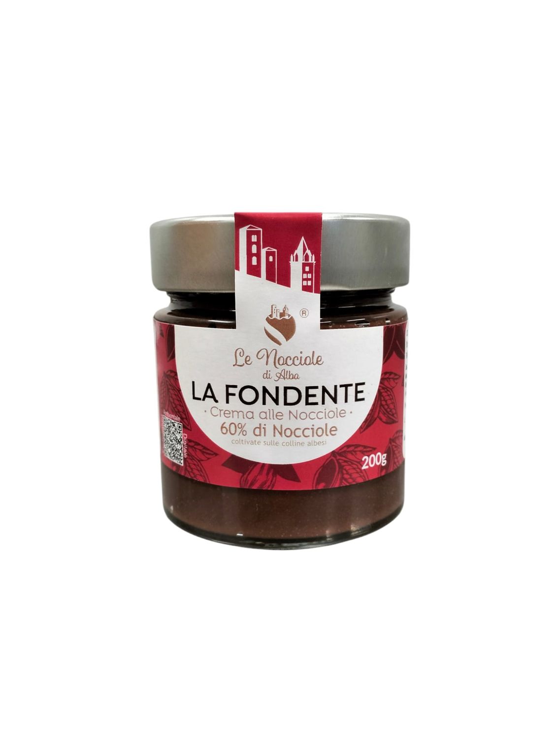 CREMA ALLE NOCCIOLE "LA FONDENTE" 60% NOCCIOLE 200 G.