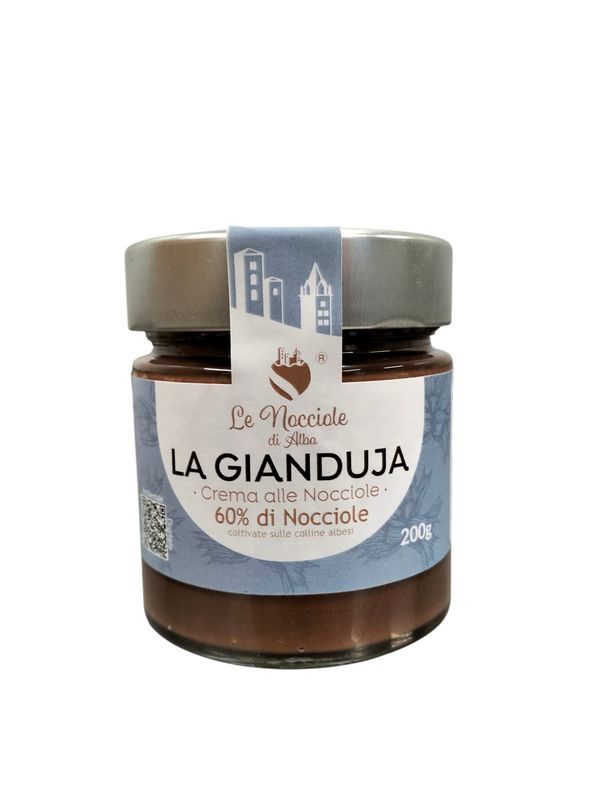 CREMA ALLE NOCCIOLE "LA GIANDUJA" 60% NOCCIOLE 200 G.