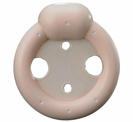 Ring Pessary with Support & Knob Folding Silicone - Size 6 - 83mm o.d