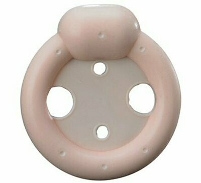Ring Pessary with Support & Knob Folding Silicone - Size 6 - 83mm o.d