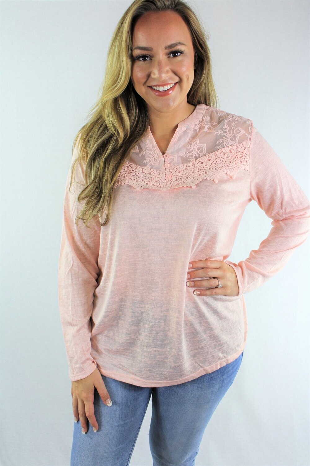 Lace Top Long Sleeve
