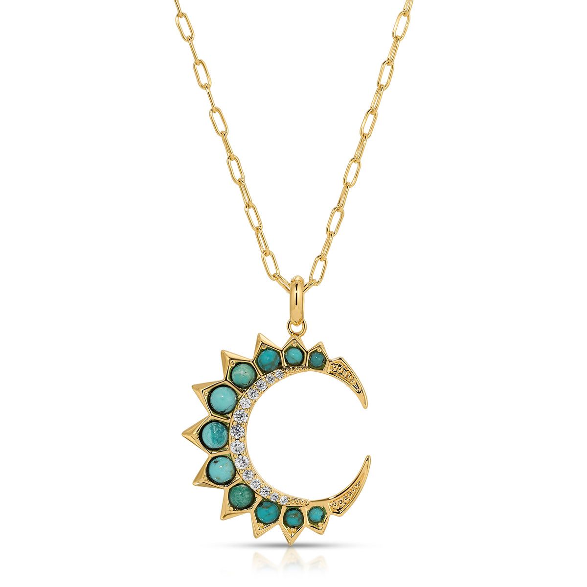 Joy Dravecky Selene Crescent Necklace