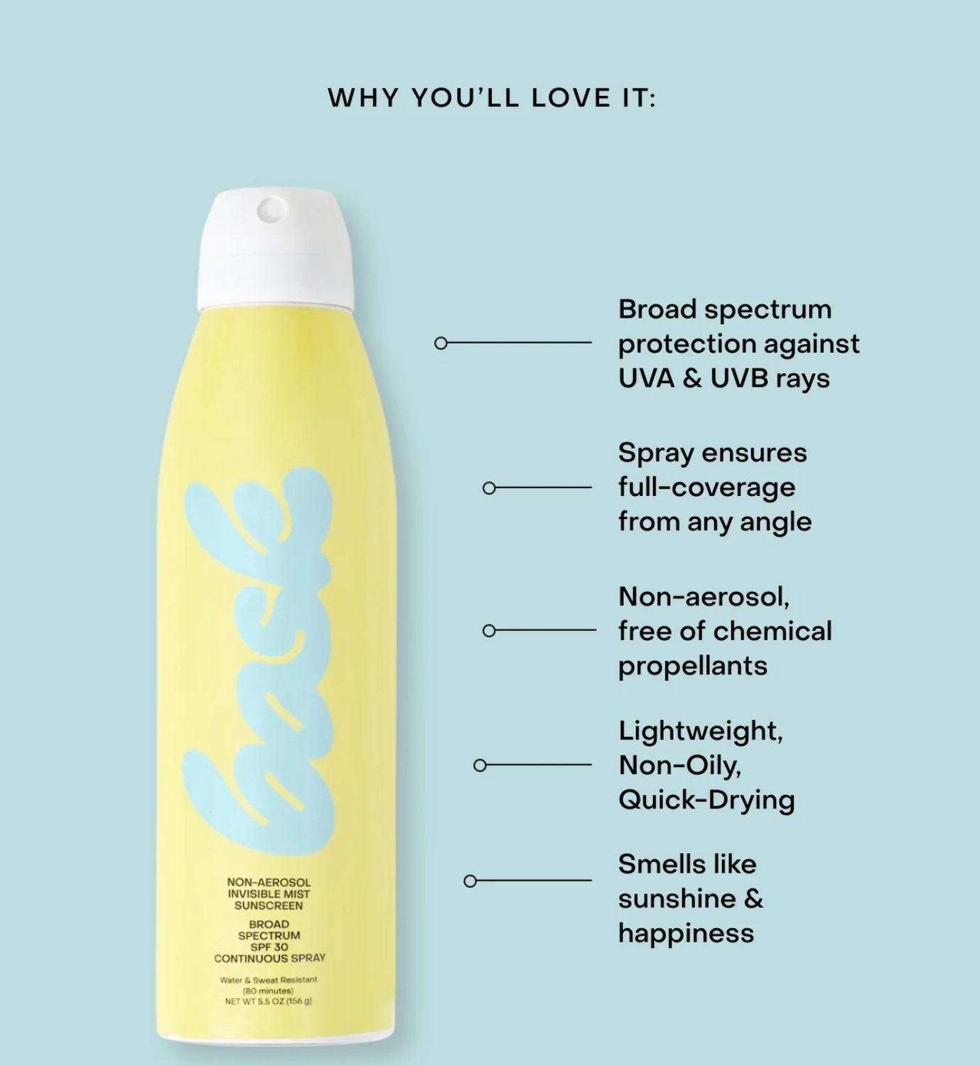 Bask Sunscreen Spray Sunscreen