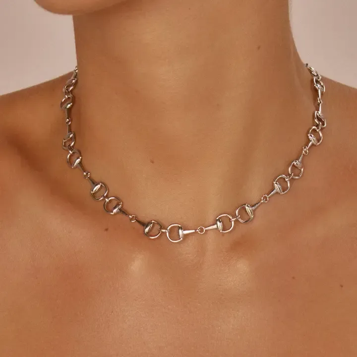 Luv AJ Horsebit Necklace