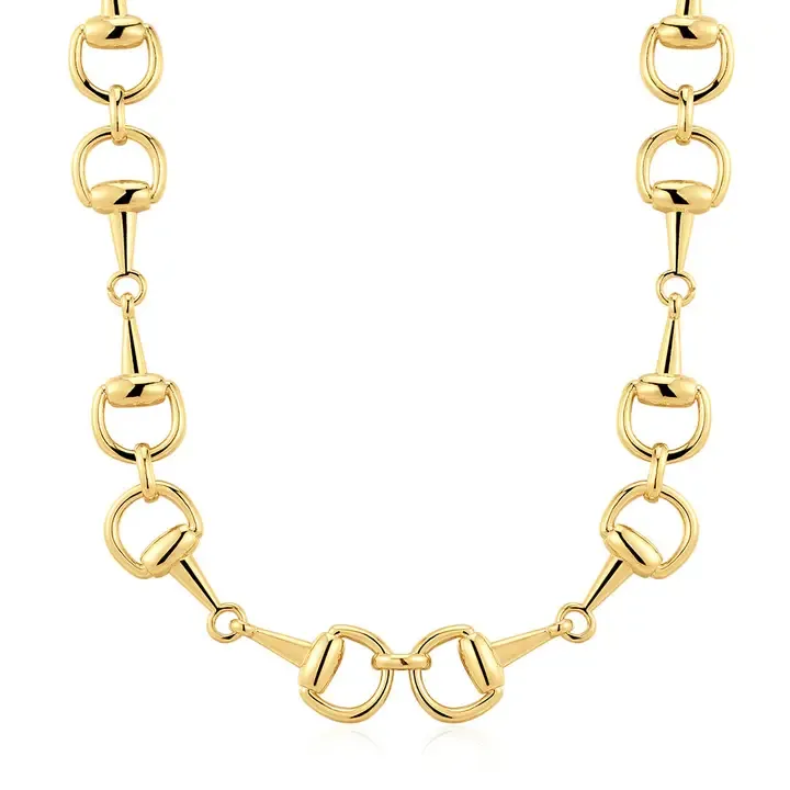 Luv AJ Horsebit Necklace