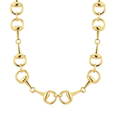 Luv AJ Horsebit Necklace