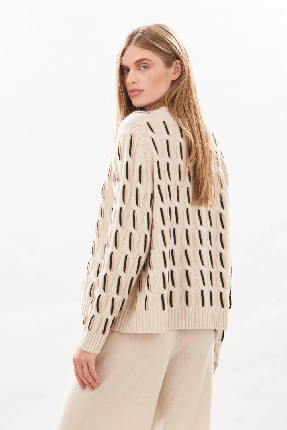 Jumper1234 Aran Cardigan