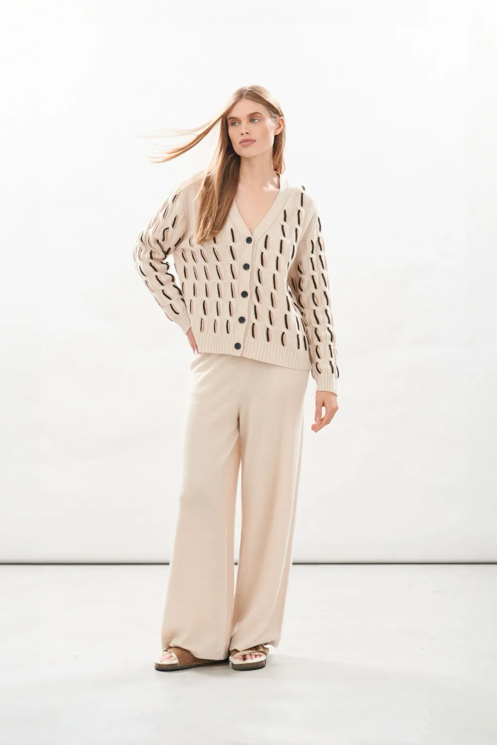 Jumper1234 Aran Cardigan