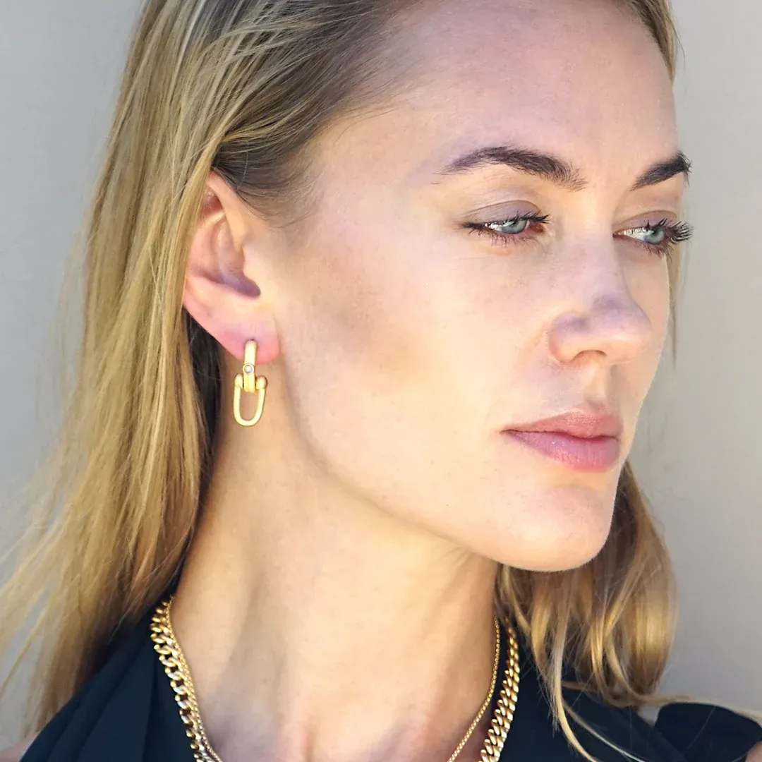 Tat2Designs Brioni Horseshoe Earrings