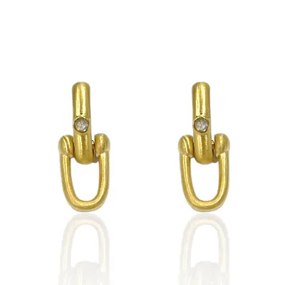 Tat2Designs Brioni Horseshoe Earrings