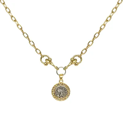 Tat2Designs Gold Mini Horse Bit Necklace
