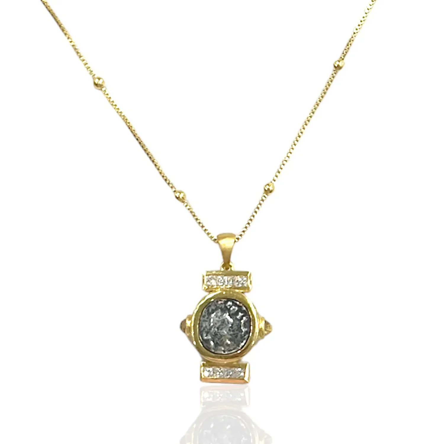 Tat2Designs Leon Coin Necklace